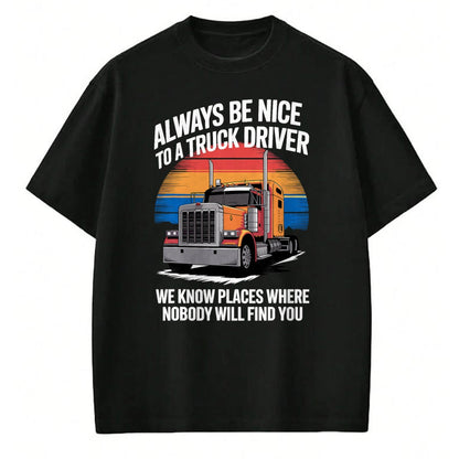 Best Truck Driver Life Shirt, Funny Trucker UnisexT-Shirt/Hoodie/Sweatshirt HLT00 - Best Truck Driver Art for Men Dad Women Trucking CDL Trucker T-Shirt (1)