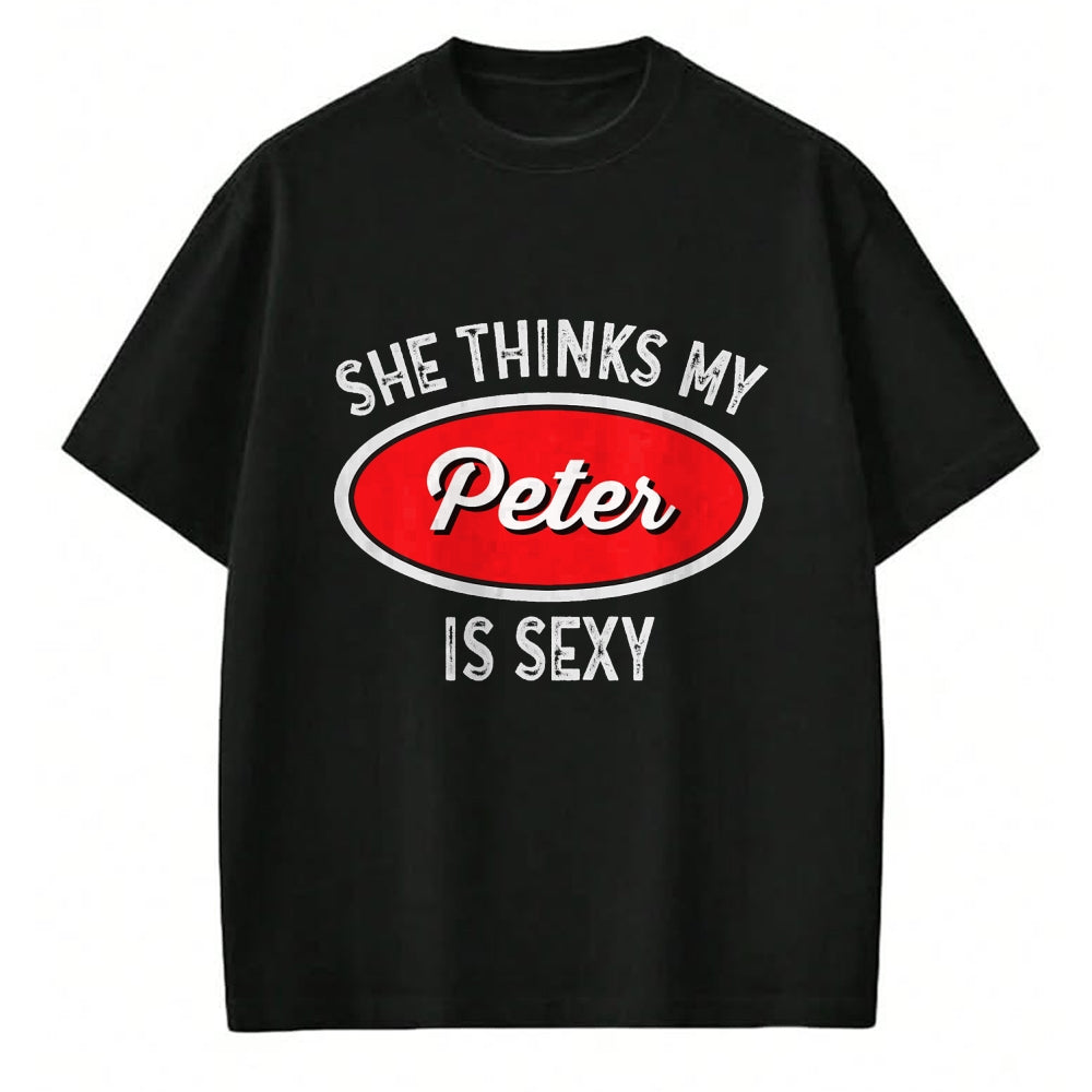 Best Truck Driver Life Shirt, Funny Trucker UnisexT-Shirt/Hoodie/Sweatshirt HLT00 - Funny Truck Driver T-Shirt - She Thinks My Peter is Sexy T-Shirt