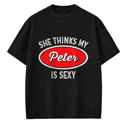 Best Truck Driver Life Shirt, Funny Trucker UnisexT-Shirt/Hoodie/Sweatshirt HLT00 - Funny Truck Driver T-Shirt - She Thinks My Peter is Sexy T-Shirt