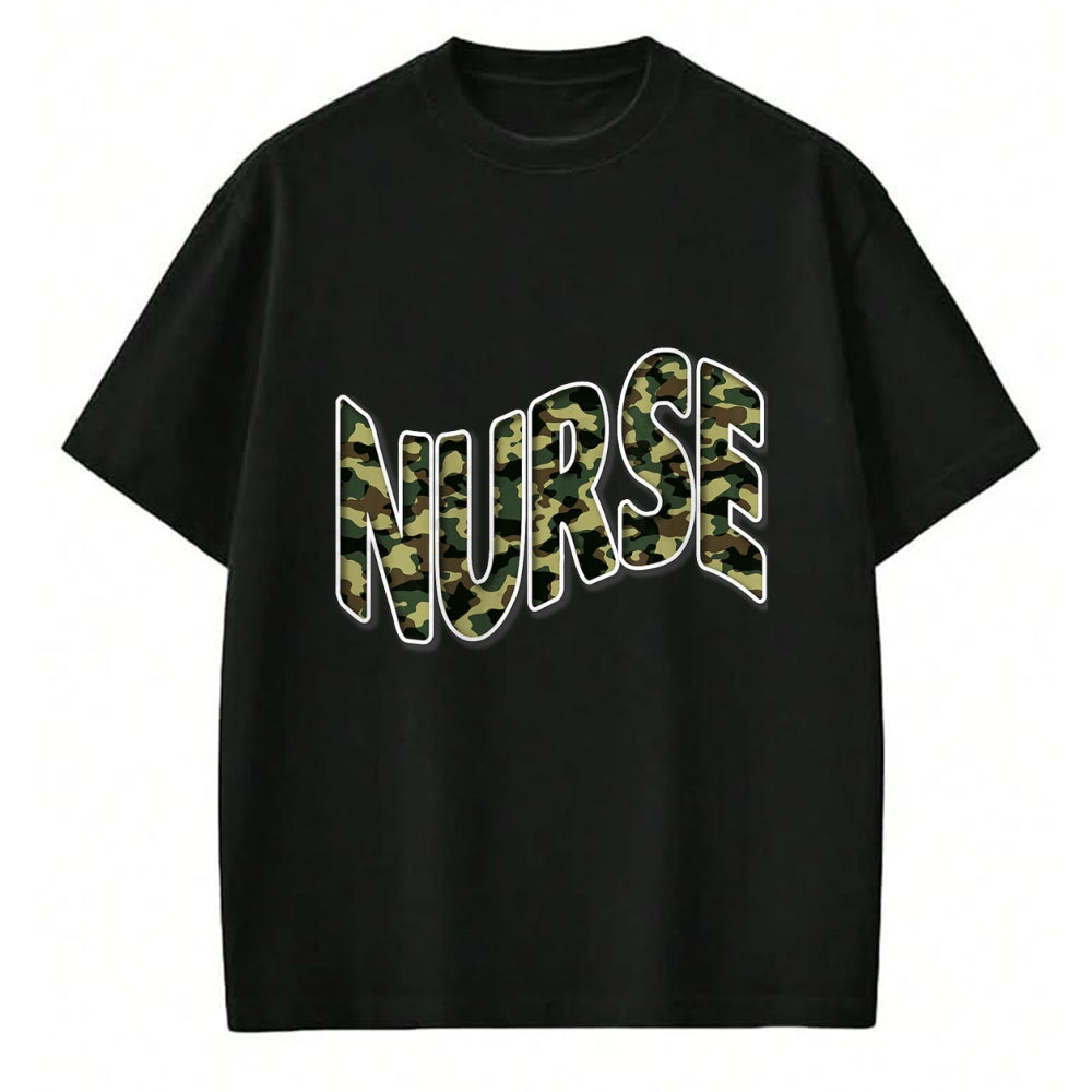 Funny Nurse Shirt, Nurse Unisex T-Shirt/Hoodie/Sweatshirt HLT00 - Nurses Camouflage Nurse T-Shirt
