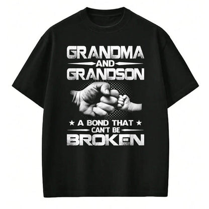 Best Grandma Shirt, Proud Grandma Unisex T-Shirt/Hoodie/Sweatshirt HLT00 - Grandma and Grandson A binding that won't be broken T-Shirt