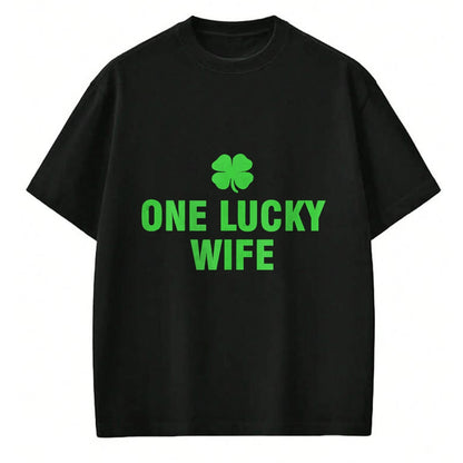 Best Wife Shirt, Wife and Husband Unisex T-Shirt/Hoodie/Sweatshirt HLT00 - Gift for wife T shirt, lucky wife   One Lucky Wife Tank Top (2)