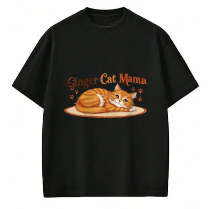 Cat Love Shirt, Funny Cat Lover Gift UnisexT-Shirt/Hoodie/Sweatshirt HLT00 - Ginger Cat Mama Ginger Mom lover Funny Gifts Cat Dad Cat Mom T-Shirt (1)