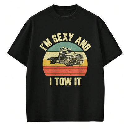 Best Truck Driver Life Shirt, Funny Trucker UnisexT-Shirt/Hoodie/Sweatshirt HLT00 - Tow Truck Driver Shirt Funny Towing Car Flat Bed Tow Truck T-Shirt