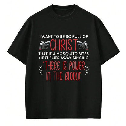 Christian Tee, Christian Faith Unisex T-Shirt/Hoodie/Sweatshirt HLT00 - Christian Mosquito Joke Funny Religious Christ Follower T-Shirt Jesus T-Shirt (Copy)
