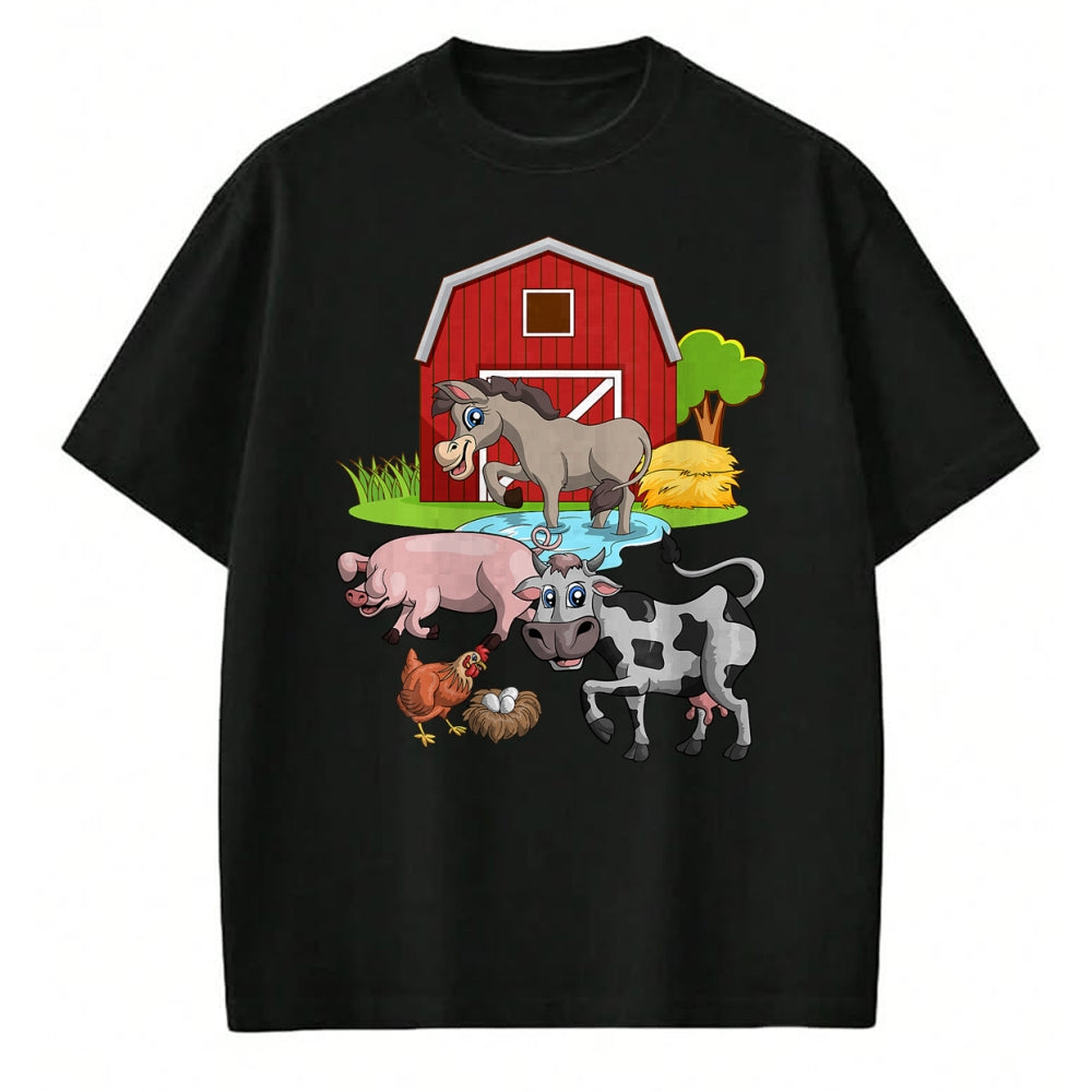Best Farmer Life Shirt, Funny Farmer UnisexT-Shirt/Hoodie/Sweatshirt HLT00 - Donkey Pig Chicken Cow Agriculture Farm Animal T-Shirt