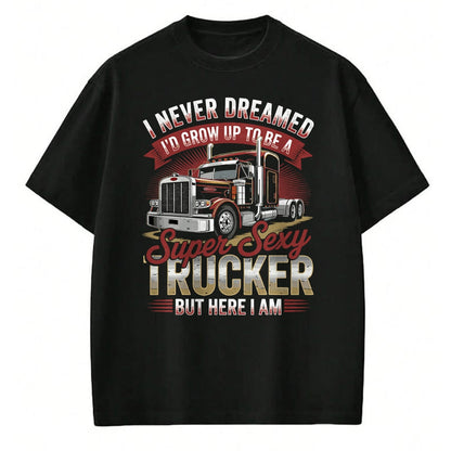 Best Truck Driver Life Shirt, Funny Trucker UnisexT-Shirt/Hoodie/Sweatshirt HLT00 - Semi Truck Driver Trucking T-Shirt (1)