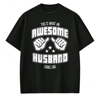 Best Wife Shirt, Wife and Husband Unisex T-Shirt/Hoodie/Sweatshirt HLT00 - This is What an Awesome Husband Looks Like T-Shirt Men Tee