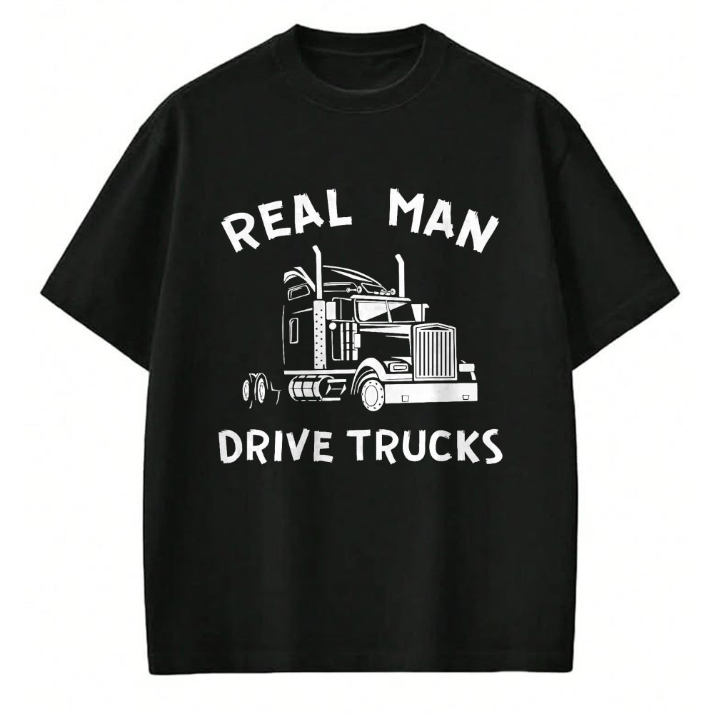 Best Truck Driver Life Shirt, Funny Trucker UnisexT-Shirt/Hoodie/Sweatshirt HLT00 - Truck Driver Real Men Drive Trucks semi-Trailer Trucker Job T-Shirt
