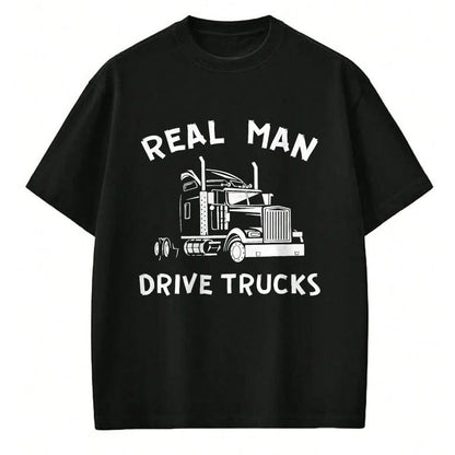 Best Truck Driver Life Shirt, Funny Trucker UnisexT-Shirt/Hoodie/Sweatshirt HLT00 - Truck Driver Real Men Drive Trucks semi-Trailer Trucker Job T-Shirt