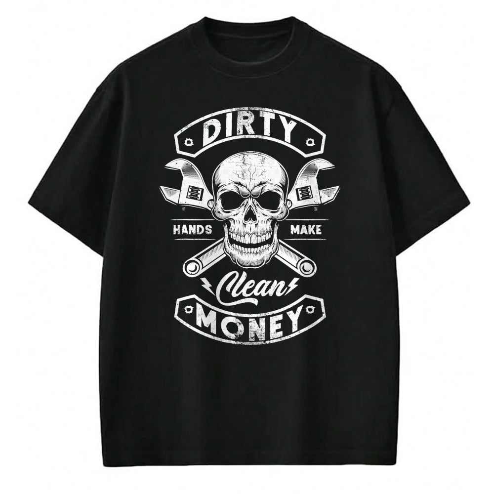 Best Mechanic Life Shirt, Funny Mechanic UnisexT-Shirt/Hoodie/Sweatshirt HLT00 - My Hands May Be Dirty But My Money is Clean Mechanic Repair T-Shirt