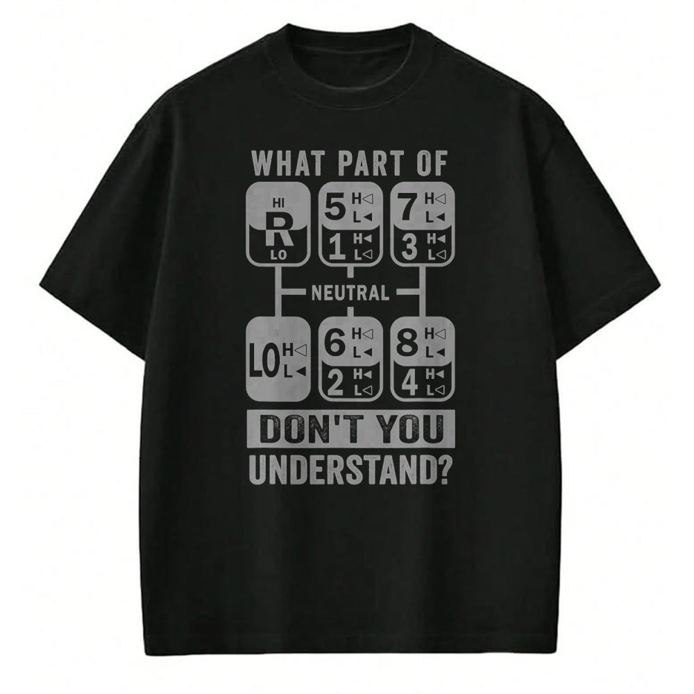 Best Truck Driver Life Shirt, Funny Trucker UnisexT-Shirt/Hoodie/Sweatshirt HLT00 - What Part Don't You Understand Truck Gear Trucker Driver T-Shirt