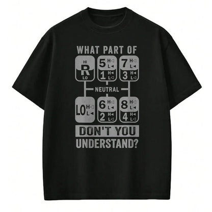 Best Truck Driver Life Shirt, Funny Trucker UnisexT-Shirt/Hoodie/Sweatshirt HLT00 - What Part Don't You Understand Truck Gear Trucker Driver T-Shirt