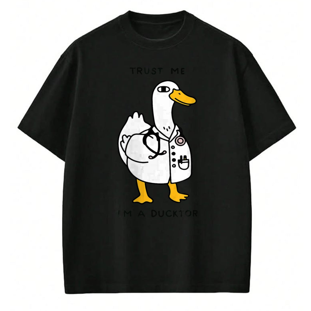 Best Doctor Shirt, Funny Doctor UnisexT-Shirt/Hoodie/Sweatshirt HLT00 - Trust Me Funny I_m A Ducktor - Doctor Sayings T-Shirt