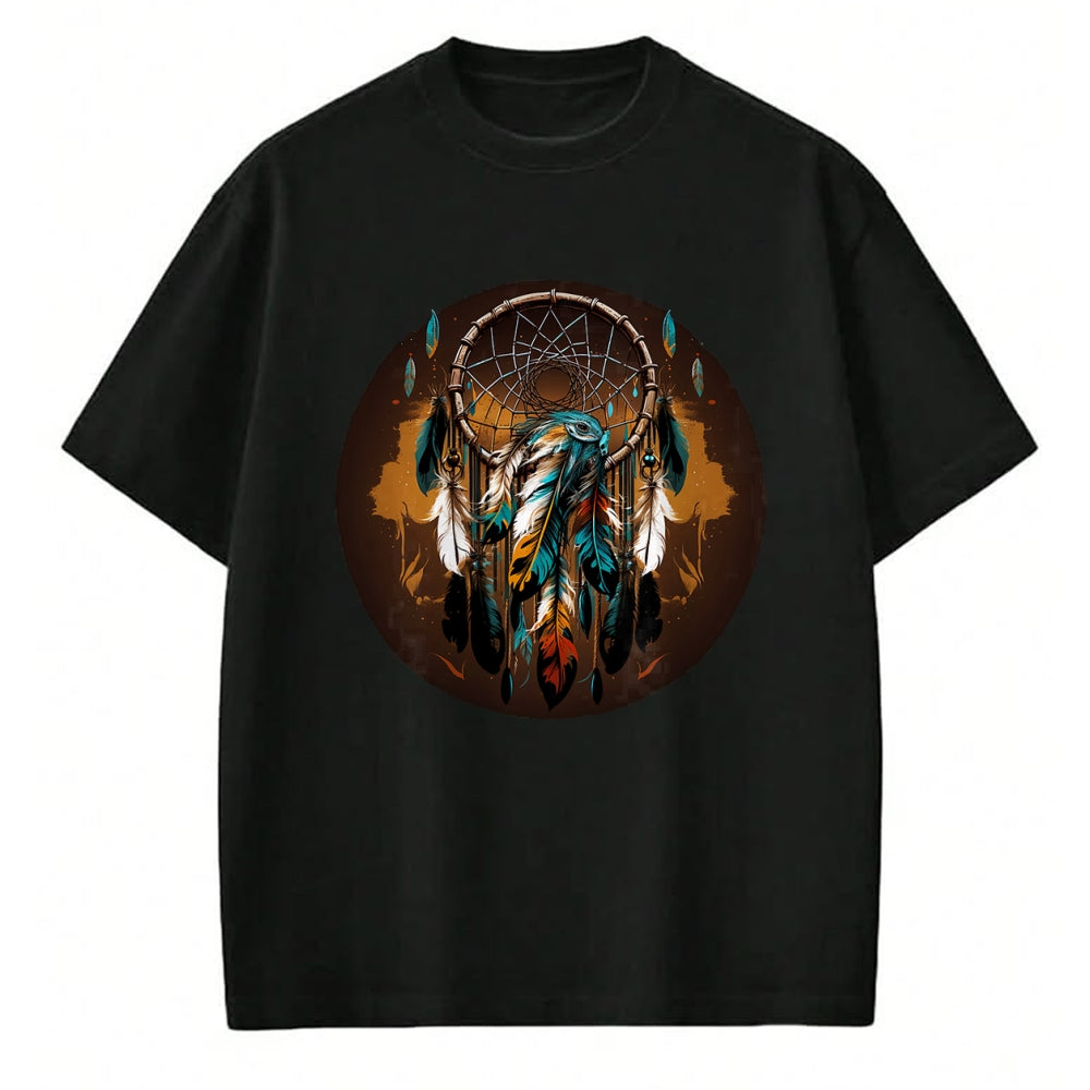 Native American T-Shirts, Vintage Native American Unisex T-Shirt/Hoodie/Sweatshirt HLT00 - Native American Dreamcatcher Indian Design