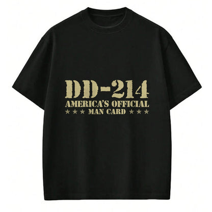 Proud Veteran Shirt, Funny Veteran UnisexT-Shirt/Hoodie/Sweatshirt HLT00 - DD-214 America_s Official Man Card Veteran Day Retro Army T-Shirt