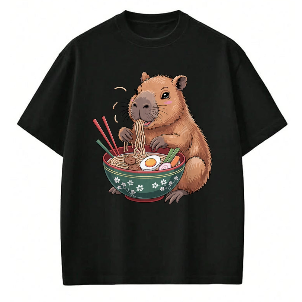 Cute Capybara Shirt, Funny Capybara Unisex T-Shirt/Hoodie/Sweatshirt HLT00 - Cool Capybara Art for Men Women Kids Rodent Capybara Lover T-Shirt