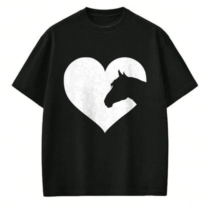 Best Horse Lover Shirt , Funny Horse UnisexT-Shirt/Hoodie/Sweatshirt HLT00 - Cute Horse Lovers Gift idea Heart tee Shirt for Women Girls T-Shirt