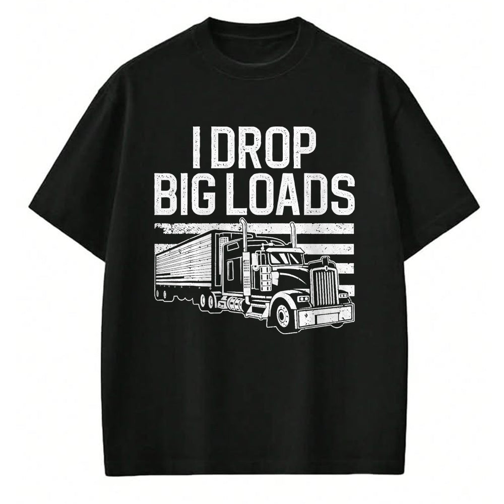 Best Truck Driver Life Shirt, Funny Trucker UnisexT-Shirt/Hoodie/Sweatshirt HLT00 - Funny Trucker Design for Men Women Semi Truck Driver Lover T-Shirt, Men, Black, Medium