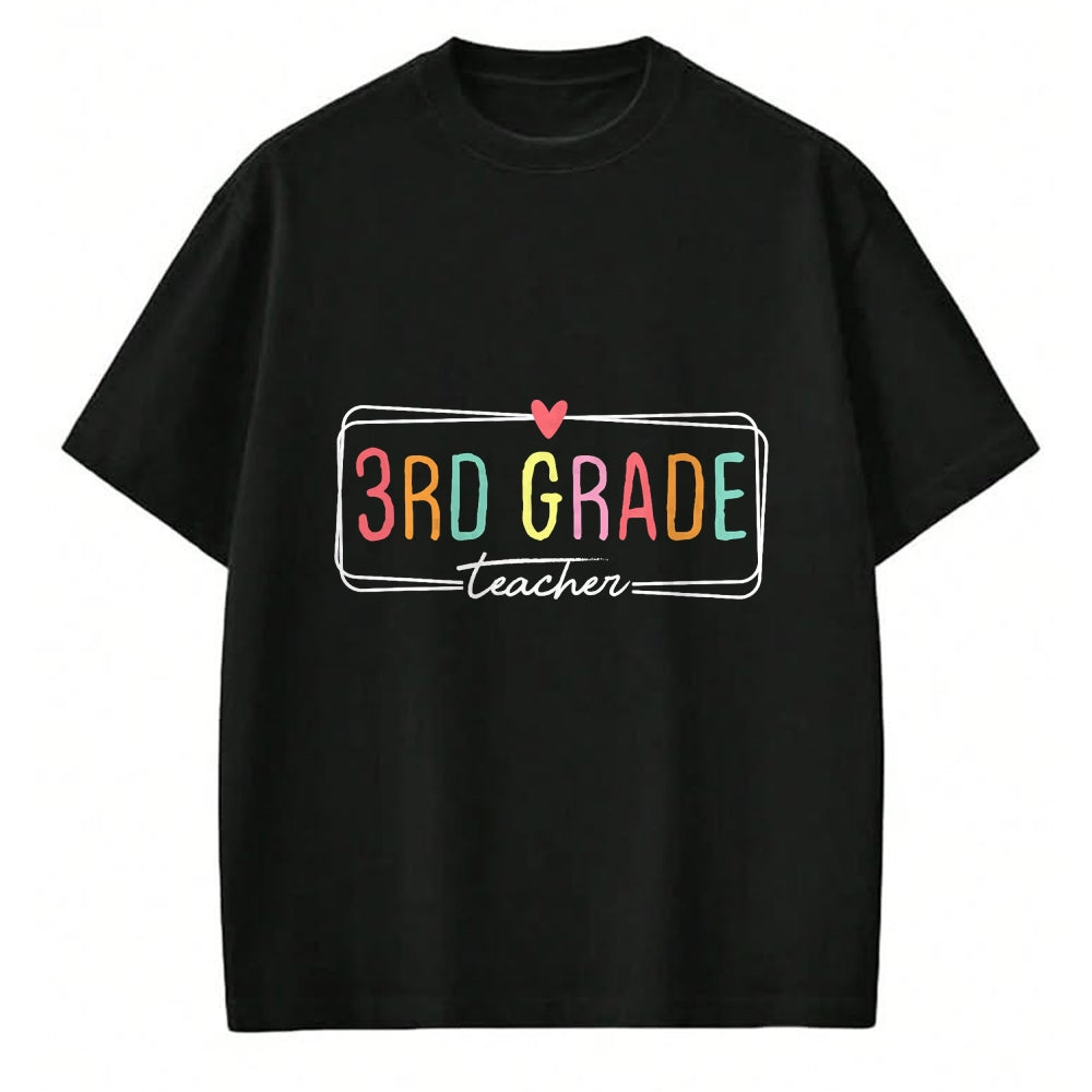 Best Student Shirt, Funny Back To School UnisexT-Shirt/Hoodie/Sweatshirt HLT00 - Third Grade Teacher Life 3rd Grade Back to School Heart Love T-Shirt