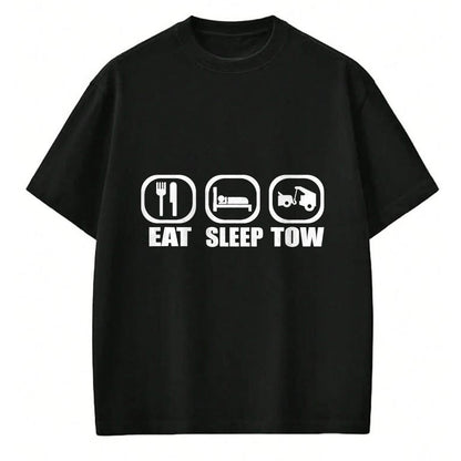 Best Truck Driver Life Shirt, Funny Trucker UnisexT-Shirt/Hoodie/Sweatshirt HLT00 - Eat Sleep Tow Tow Truck Driver Funny Towing Wrecker T-Shirt