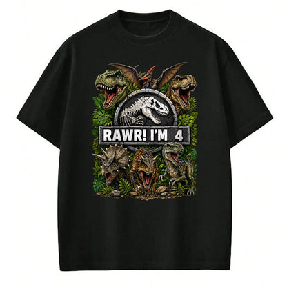 Best Dinosaur Lover Shirt, Funny Dinosaur UnisexT-Shirt/Hoodie/Sweatshirt HLT00 - Kids Rawr I_m 4 Years Old Boys Kids T-Rex Dinosaur 4th Birthday T-Shirt