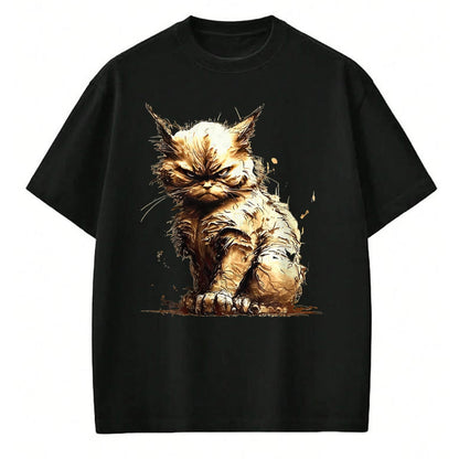 Cat Love Shirt, Funny Cat Lover Gift UnisexT-Shirt/Hoodie/Sweatshirt HLT00 - Mean Fierce Kitty Cat Kitten Funny Cat T-Shirt T-Shirt for Men Women