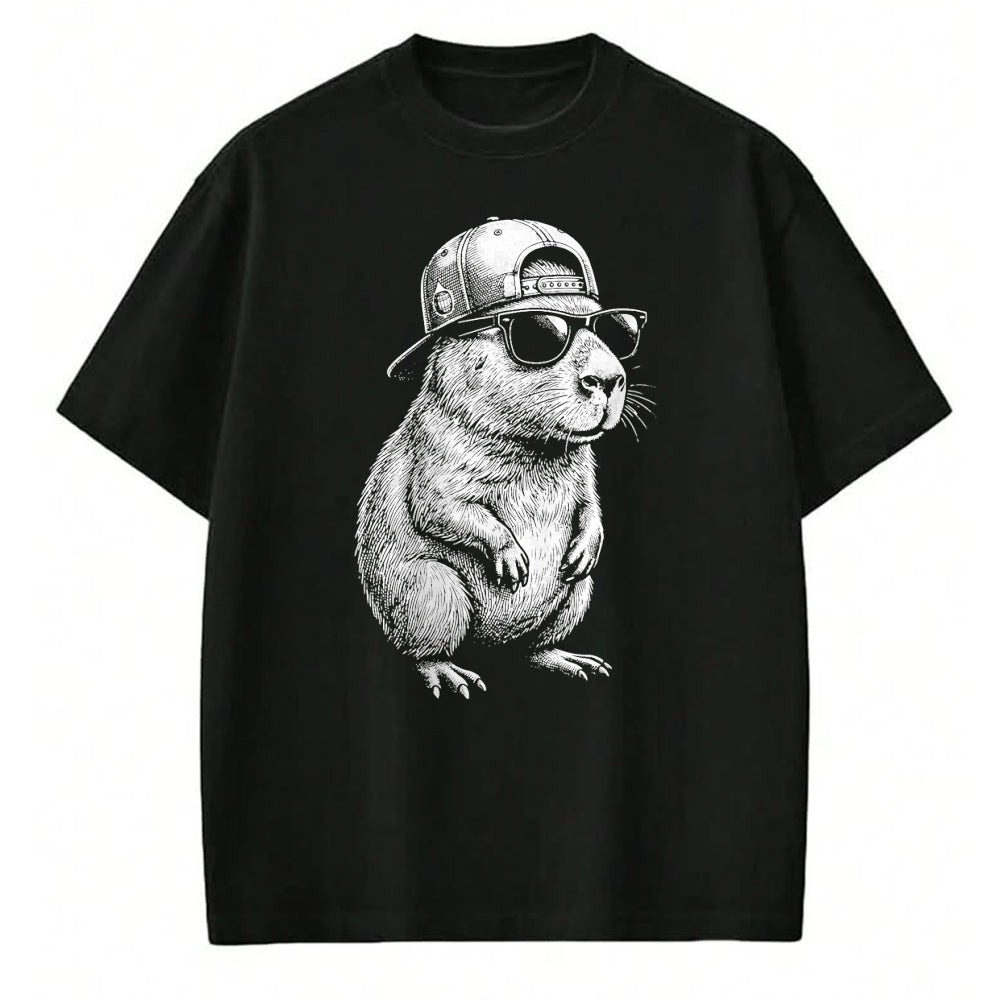 Cute Capybara Shirt, Funny Capybara Unisex T-Shirt/Hoodie/Sweatshirt HLT00 - Capybara Sunglasses Cool Boys Kids Capybara T-Shirt