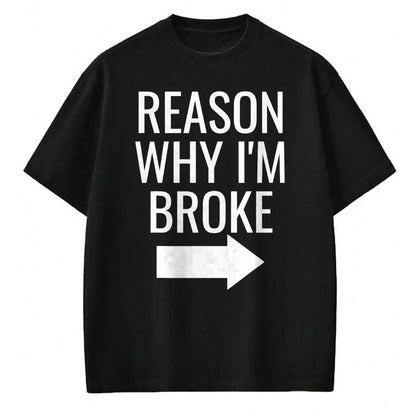 Best Wife Shirt, Wife and Husband Unisex T-Shirt/Hoodie/Sweatshirt HLT00 - Reason Why I'm Broke Spoiled Funny Matching Couples T-Shirt (2)