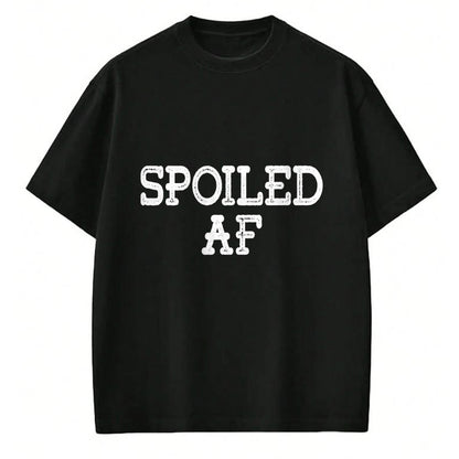 Best Wife Shirt, Wife and Husband Unisex T-Shirt/Hoodie/Sweatshirt HLT00 - Spoiled AF Broke Spoiled Husband Wife Funny Matching Couple T-Shirt