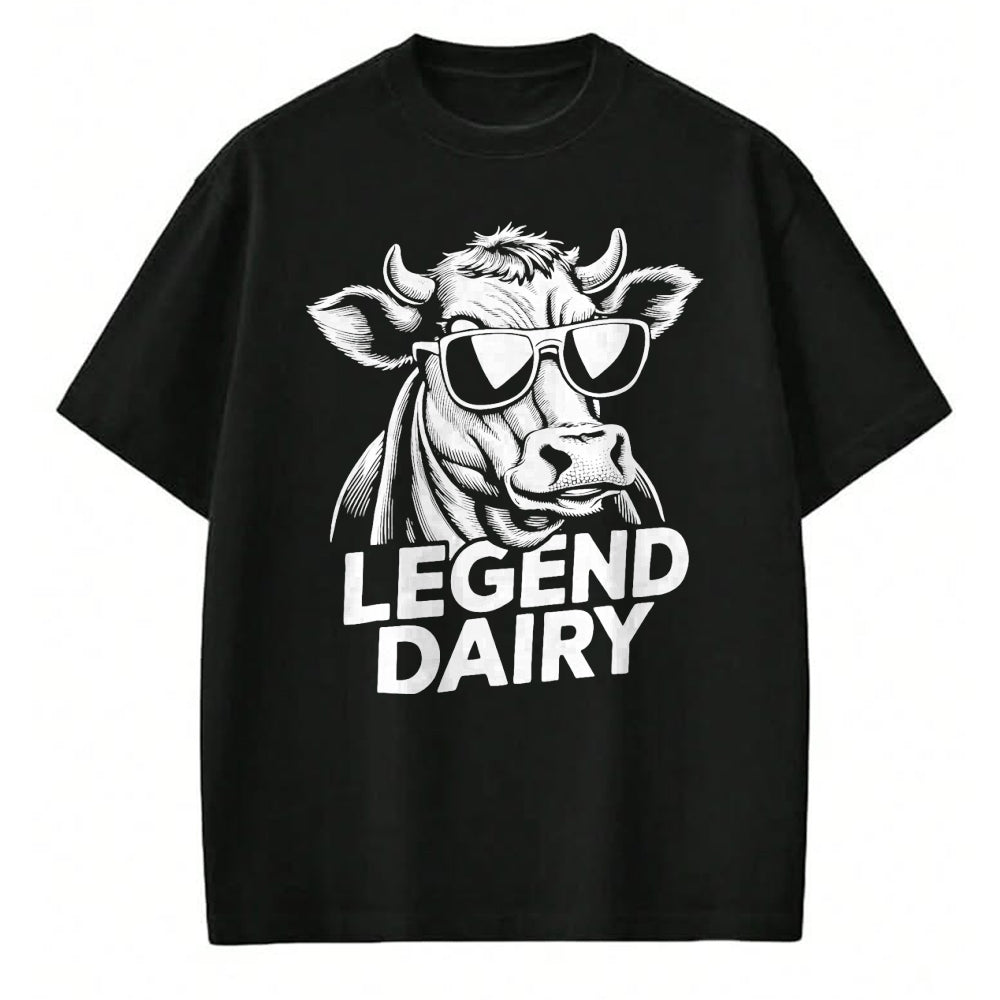Best Farmer Life Shirt, Funny Farmer UnisexT-Shirt/Hoodie/Sweatshirt HLT00 - Legend Dairy Funny Farm Animal Cow Sunglass Farmer Farming T-Shirt