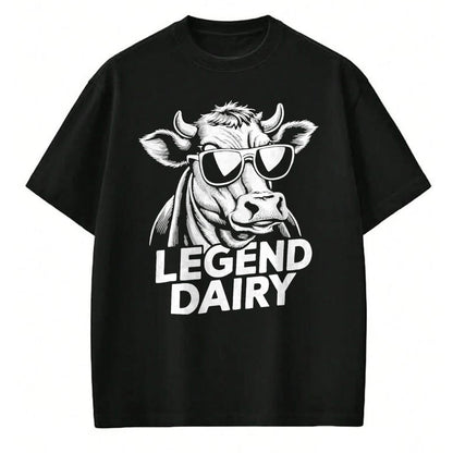 Best Farmer Life Shirt, Funny Farmer UnisexT-Shirt/Hoodie/Sweatshirt HLT00 - Legend Dairy Funny Farm Animal Cow Sunglass Farmer Farming T-Shirt
