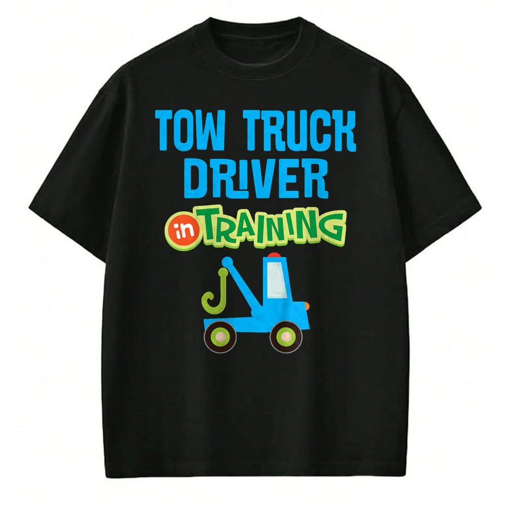Best Truck Driver Life Shirt, Funny Trucker UnisexT-Shirt/Hoodie/Sweatshirt HLT00 - Kids Future Tow Truck Driver in Training T-Shirt