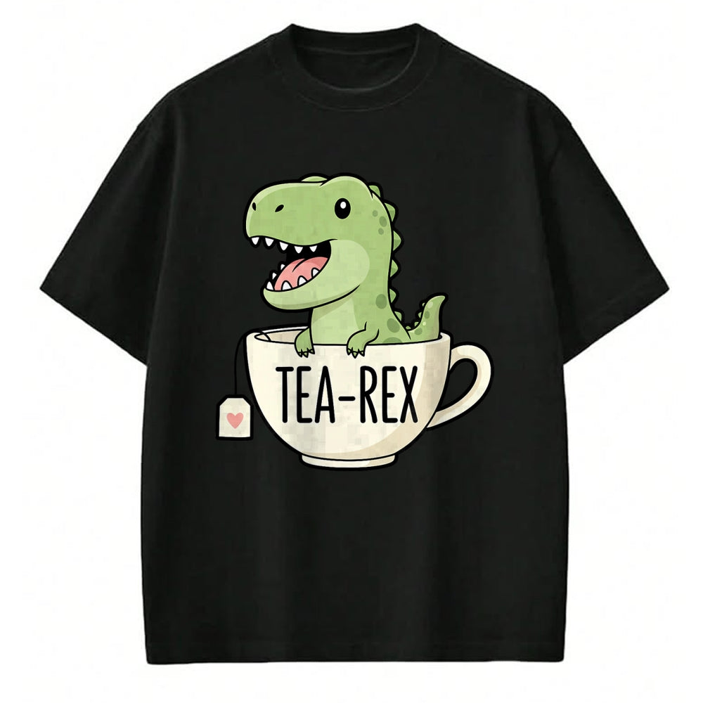 Best Dinosaur Lover Shirt, Funny Dinosaur UnisexT-Shirt/Hoodie/Sweatshirt HLT00 - Tea Rex Dinosaur Funny Cartoon T-Shirt