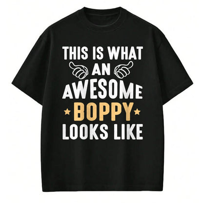 Best Wife Shirt, Wife and Husband Unisex T-Shirt/Hoodie/Sweatshirt HLT00 - This Is What An Awesome Boppy Looks Like Grandpa Dad Husband T-Shirt