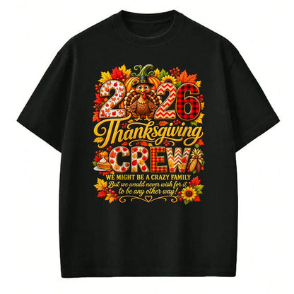 Best Thanksgiving Family Shirt , Funny Thanksgiving UnisexT-Shirt/Hoodie/Sweatshirt HLT00 - Family Thanksgiving 2026 Thanksgiving Crew Turkey Matching T-Shirt (5)