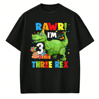 Best Dinosaur Lover Shirt, Funny Dinosaur UnisexT-Shirt/Hoodie/Sweatshirt HLT00 - Three Rex Birthday Party Outfit Dinosaur 3 Year Old Boy Tee T-Shirt