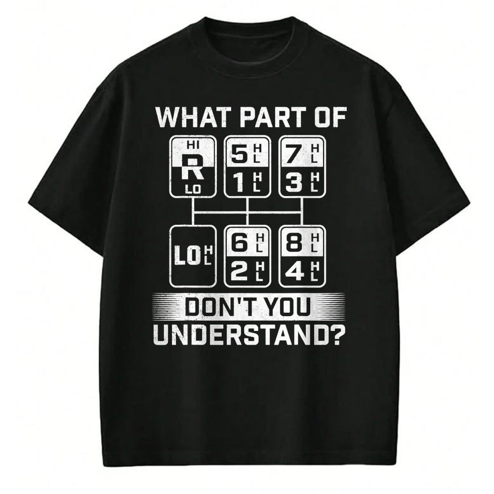 Best Truck Driver Life Shirt, Funny Trucker UnisexT-Shirt/Hoodie/Sweatshirt HLT00 - What Part Don't You Understand - Trucker Semi Truck Driver T-Shirt