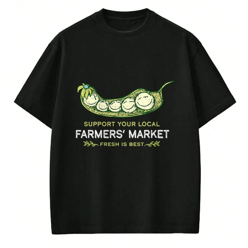 Best Farmer Life Shirt, Funny Farmer UnisexT-Shirt/Hoodie/Sweatshirt HLT00 - Support Your Local Outdoor Farmers' Market Funny Graphic T-Shirt