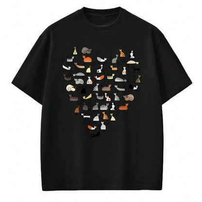 Cat Love Shirt, Funny Cat Lover Gift UnisexT-Shirt/Hoodie/Sweatshirt HLT00 - 50 Cats Fifty Multicolor Cats women_s T-Shirt (1)