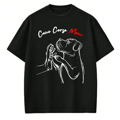 Dog Love Shirt, Dog Lover Gift T-Shirt/Hoodie/Sweatshirt HLT00 - Cane Corso Mom Italian Mastiff Dog Women T-Shirt