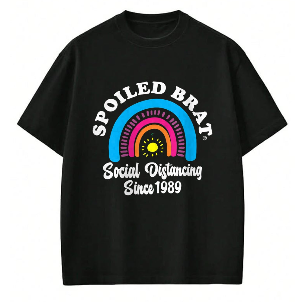 Best Wife Shirt, Wife and Husband Unisex T-Shirt/Hoodie/Sweatshirt HLT00 - Spoiled Brat Social Distancing since 1989 T-Shirt