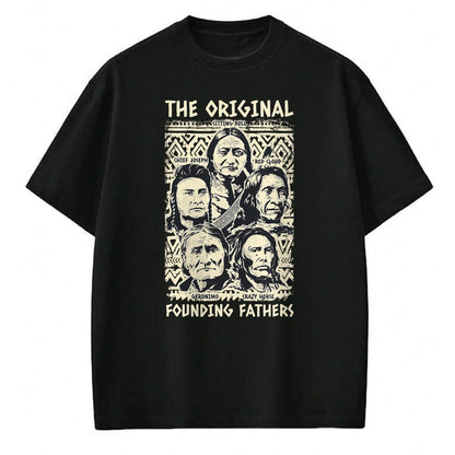 Native American T-Shirts, Vintage Native American Unisex T-Shirt/Hoodie/Sweatshirt HLT00 - Original Founding Fathers Native American Tribe