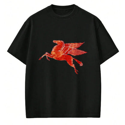Best Horse Lover Shirt , Funny Horse UnisexT-Shirt/Hoodie/Sweatshirt HLT00 - Pegasus T-Shirt, Men, Black, 3X-Large