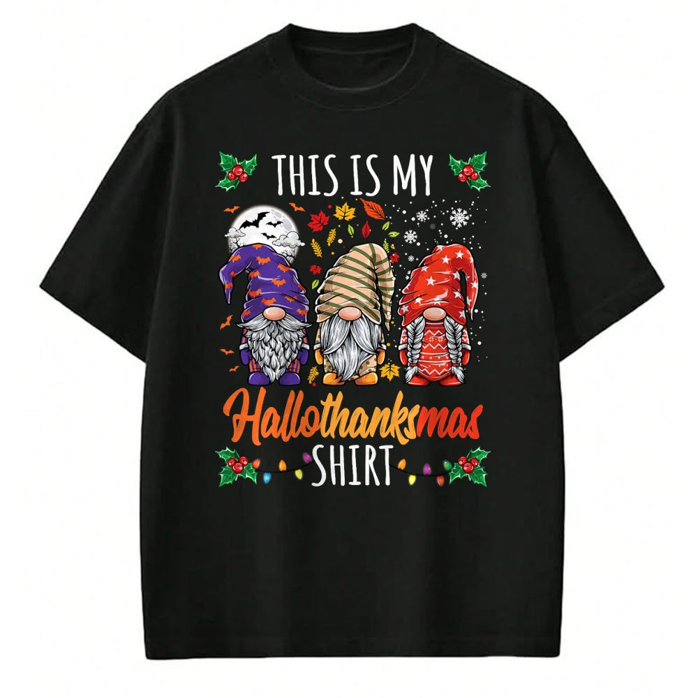 Best Thanksgiving Family Shirt , Funny Thanksgiving UnisexT-Shirt/Hoodie/Sweatshirt HLT00 - Halloween Thanksgiving Christmas Funny Hallothanksmas Gnomes T-Shirt