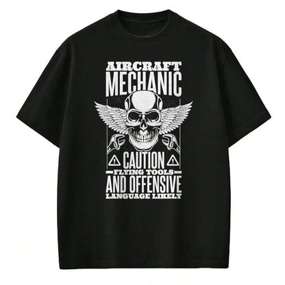 Best Mechanic Life Shirt, Funny Mechanic UnisexT-Shirt/Hoodie/Sweatshirt HLT00 - Aircraft Mechanic Flying Tools and Offensive Language, Plane T-Shirt