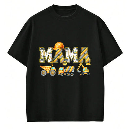 Best Thanksgiving Family Shirt , Funny Thanksgiving UnisexT-Shirt/Hoodie/Sweatshirt HLT00 - Funny Mama Construction Excavator Tee Matching Family Birthday Party T Shirts