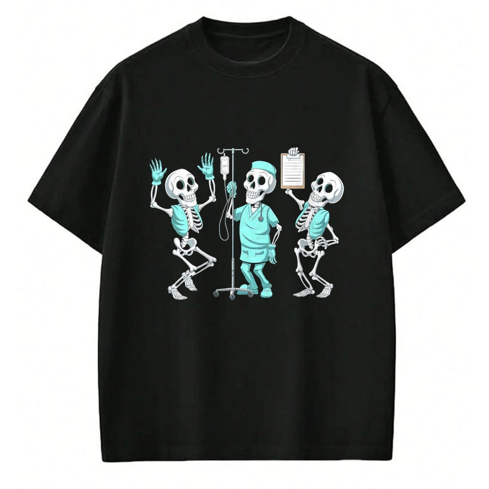Best Doctor Shirt, Funny Doctor UnisexT-Shirt/Hoodie/Sweatshirt HLT00 - Funny Skeleton Doctor Halloween Humor for Nurses T-Shirt