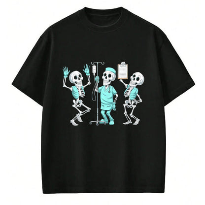Best Doctor Shirt, Funny Doctor UnisexT-Shirt/Hoodie/Sweatshirt HLT00 - Funny Skeleton Doctor Halloween Humor for Nurses T-Shirt