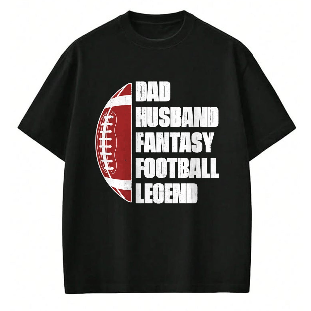 Best Wife Shirt, Wife and Husband Unisex T-Shirt/Hoodie/Sweatshirt HLT00 - Dad Husband Fantasy Football Legend League Funny Fathers Day T-Shirt